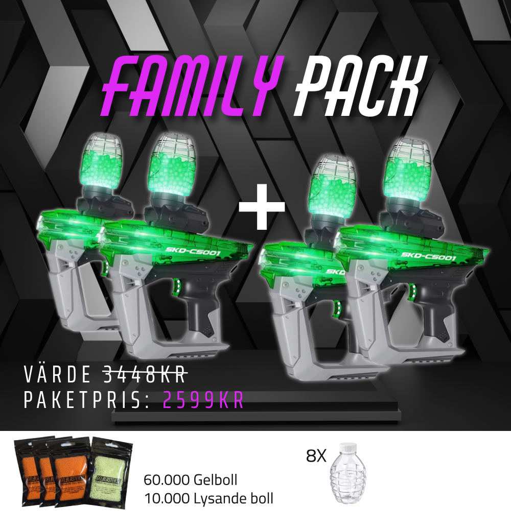 Family Pack Gel Blaster | Köp Gelblaster för hela familjen